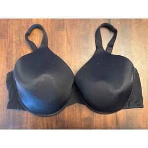 Women's black Ambrielle everyday full coverage bra 44DDD